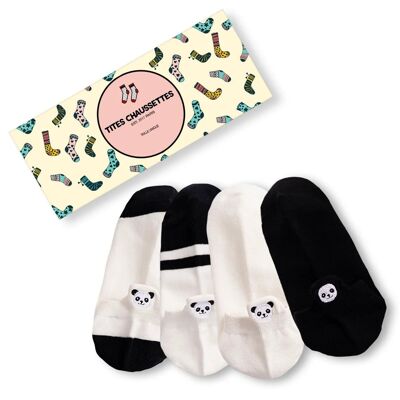 Panda Tongue Socks (Pack x4)