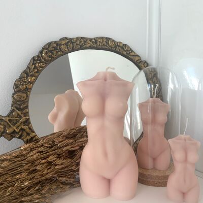 Body candle xl in nude rose