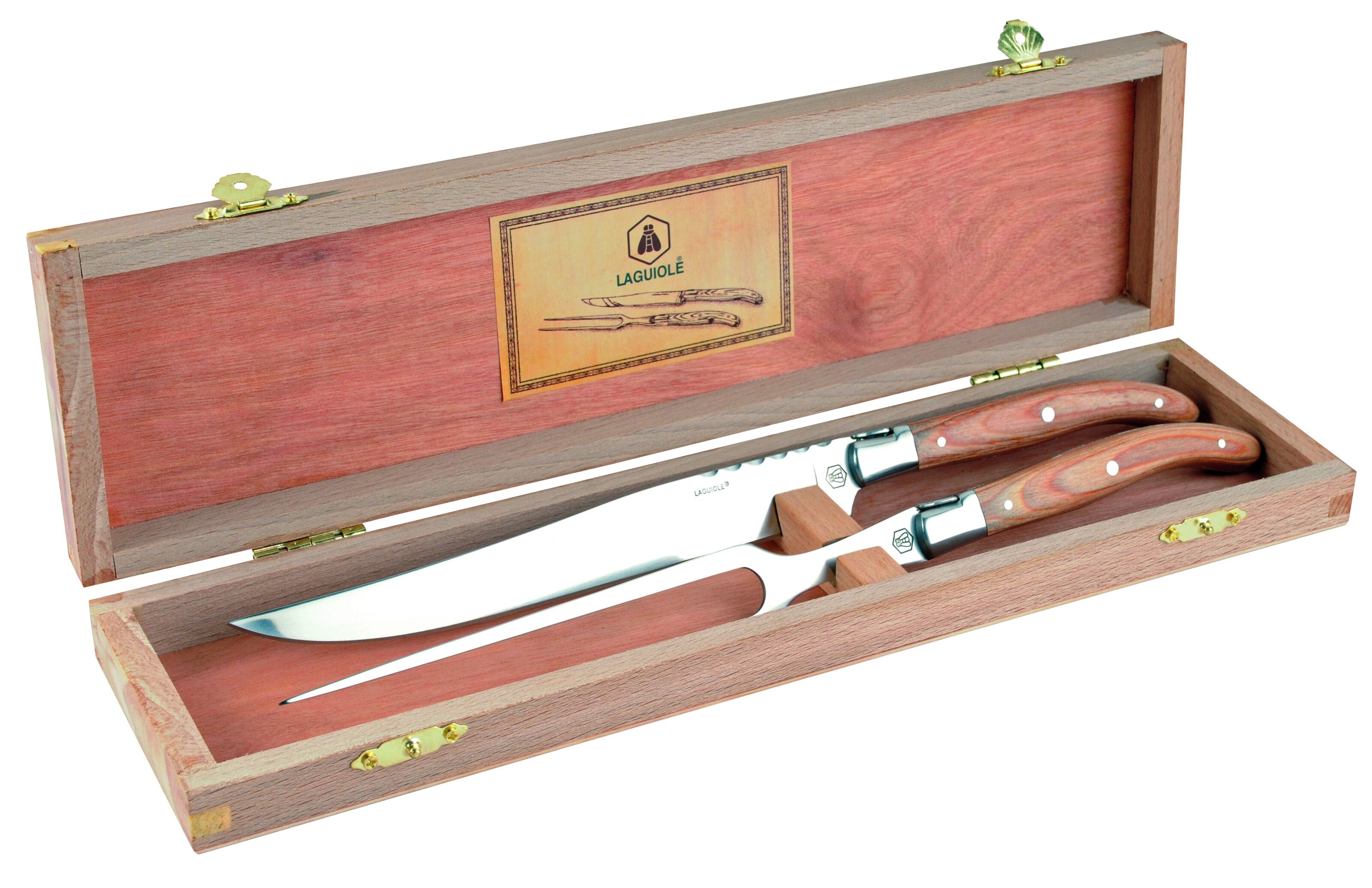 Couteau de cuisine - Couteaux d'ustensiles de cuisine Premium Impact  exclusif, outils de sculpture pour barbecue, - Bois Pakka, Acier - Amérique  du Nord - Catawiki