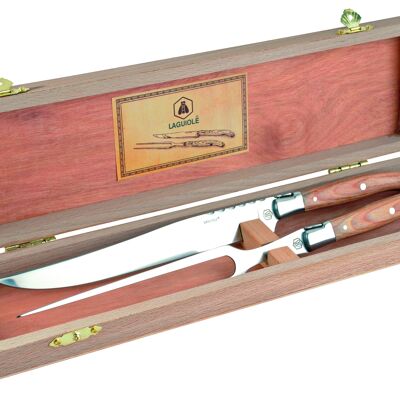 Fork and knife carving set
