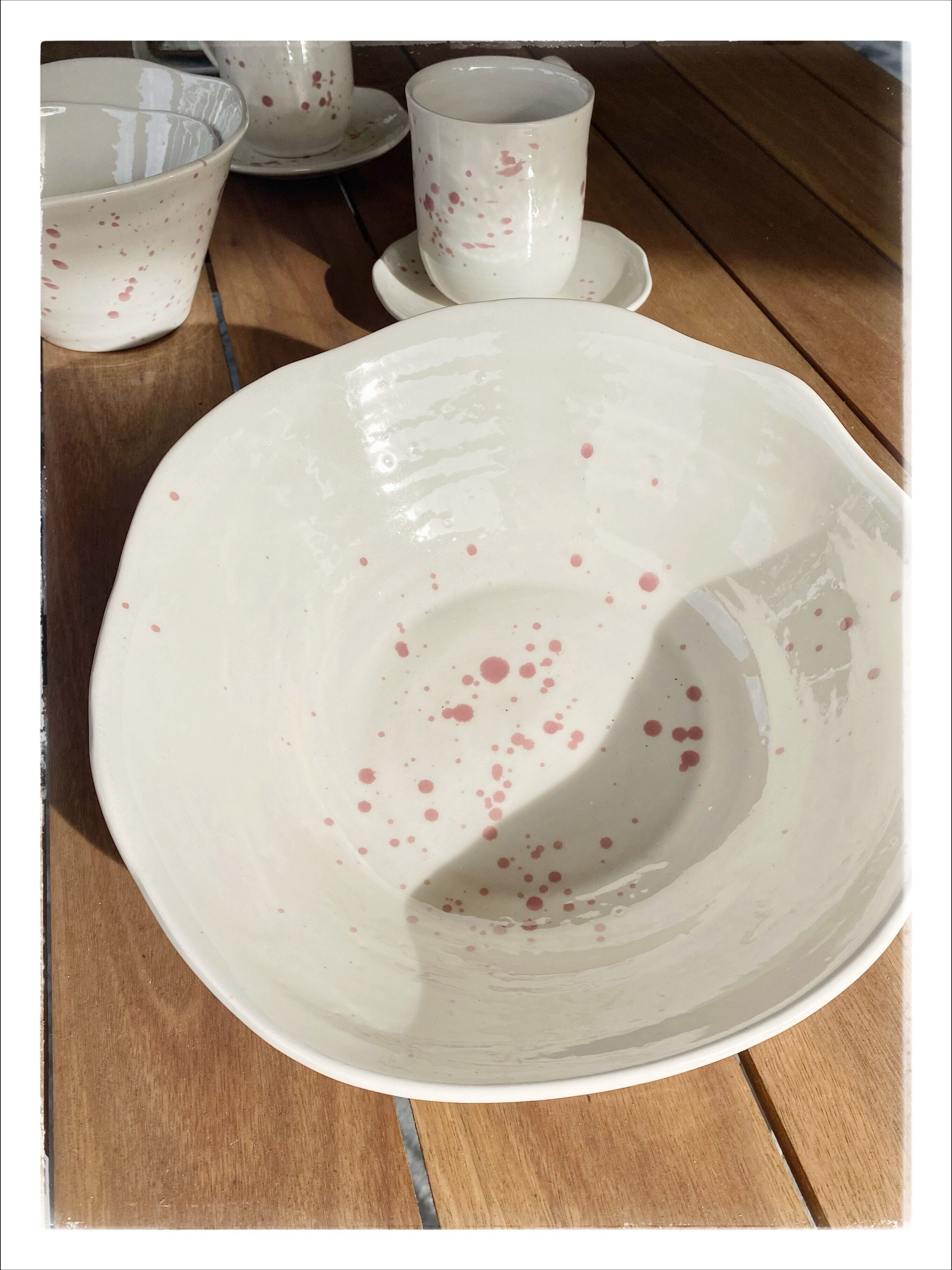 SALATSCHÜSSEL XL COLLIOURE SALZROSA