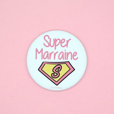 Magnet décapsuleur Super Marraine