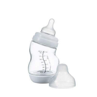 Baby bottle -S - wide neck 200 ml glass