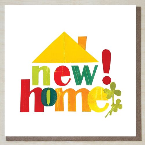 New Home Card (coloured type)