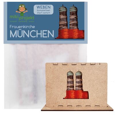 Conjunto de artesanía tejiendo "Frauenkirche Munich"