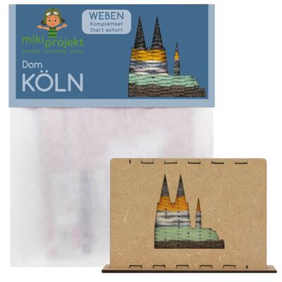 Bastelset Weben "Dom Köln"