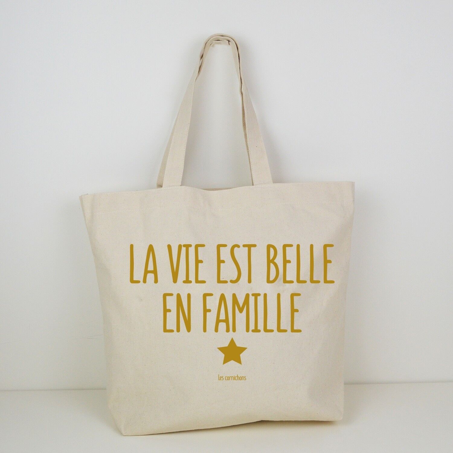 Cabas la vie est belle en famille idea regalo per mamma. Festa della mamma