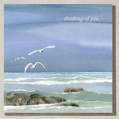 Thinking of You Card (seabirds)