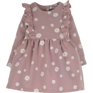 Robe fille, en marron