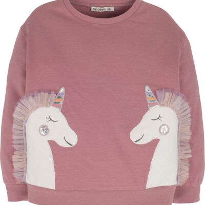 Sweat-shirt pour filles, en rose