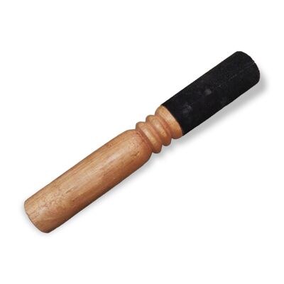 Singing bowl stick - Stop stick - black - 17 cm