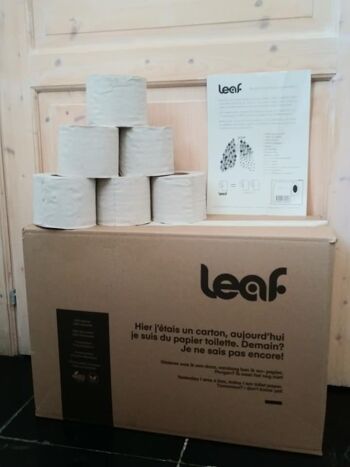 LEAF 40 papier toilette 100% recyclé en vrac 1