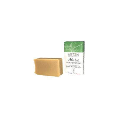 Jabón de leche de cabra ecológico - Frescura amaderada