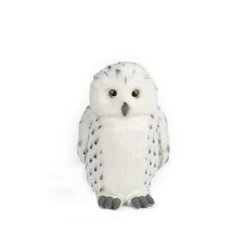 Chouette Harfang des Neiges Medium - Peluche Living Nature 2