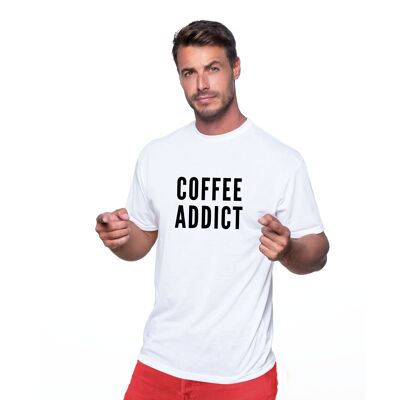 T-shirt homme "coffee addict"
