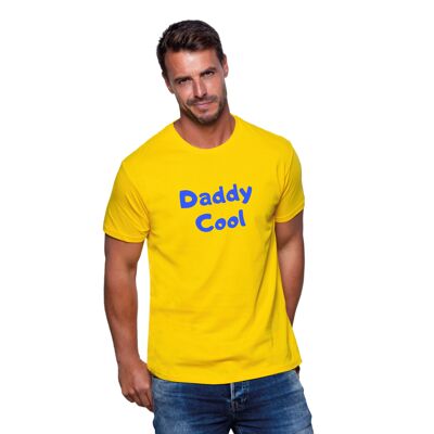 T-shirt homme "daddy cool" jaune