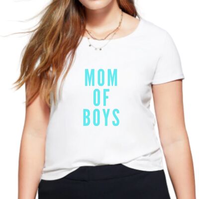 T-shirt femme "mom of boys"