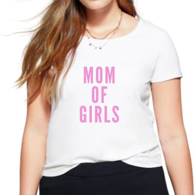 T-shirt femme "mom of girls"