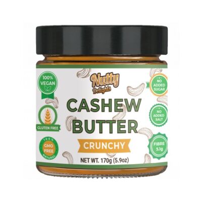 Cashew "Crunchy" Butter*