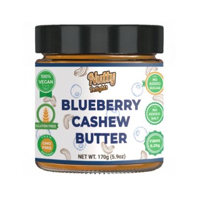 Cashew-Heidelbeerbutter*