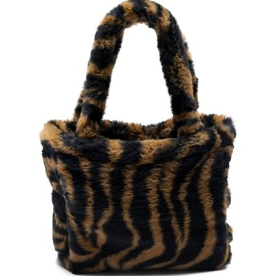 Omay Mini Tas Zebra Bruin