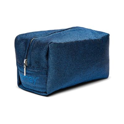Omay Pouch Blue Glitter