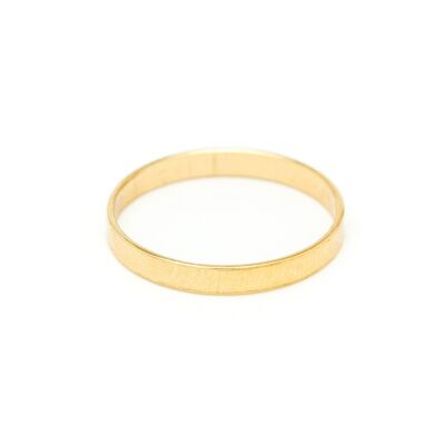 bague essentiel plat or jaune sans pierre