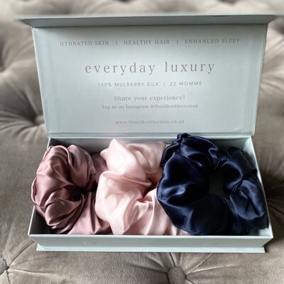 The Statement Silk Scrunchie Gift Set