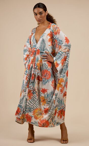 MAXI CAFTAN SAFRAN 1