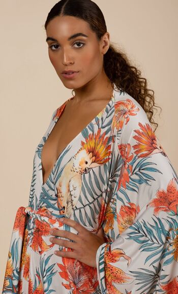 MAXI CAFTAN SAFRAN 3