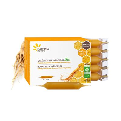 BOMBILLAS DE JALEA REAL DE GINSENG ORGÁNICO