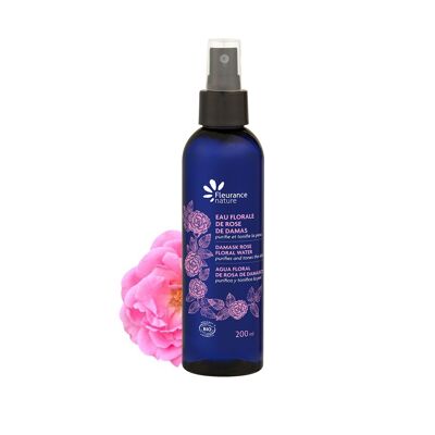 Eau florale de rose de damas bio