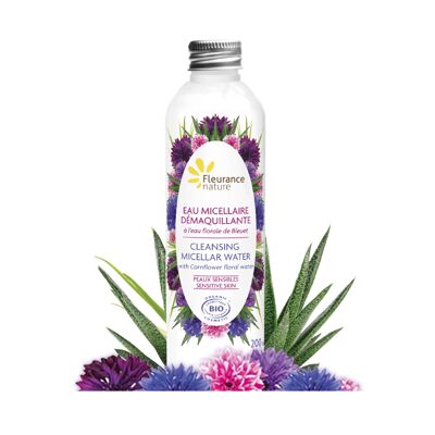 CLEANSING MICELLAR WATER WITH ORGANIC BLUEBERRY