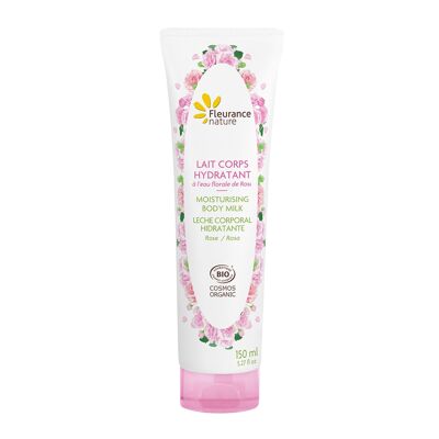 Moisturizing body milk with organic rose 150ml