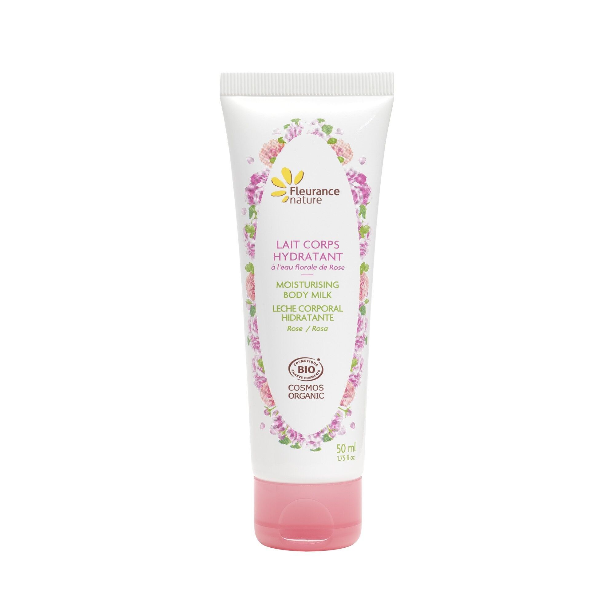 MOISTURIZING BODY MILK WITH ORGANIC ROSE 50 ML