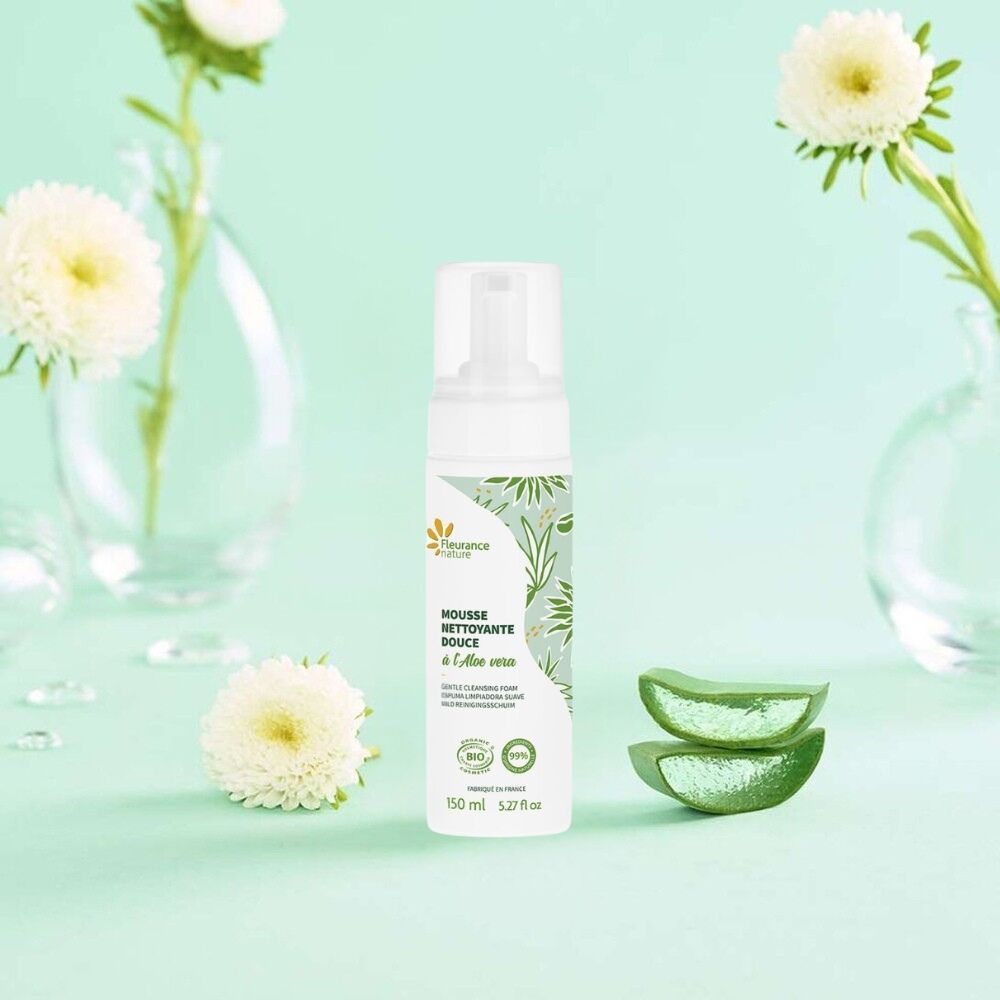 Sanfter Reinigungsschaum mit Bio-Aloe Vera - Sommer