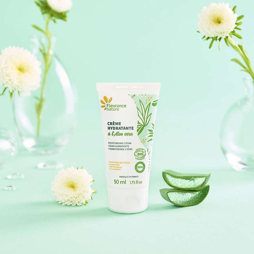 FEUCHTIGKEITSCREME MIT BIO-ALOE VERA - Sommer