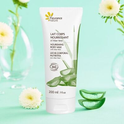 LOZIONE CORPO NUTRIENTE CON ALOE VERA BIOLOGICA - estate