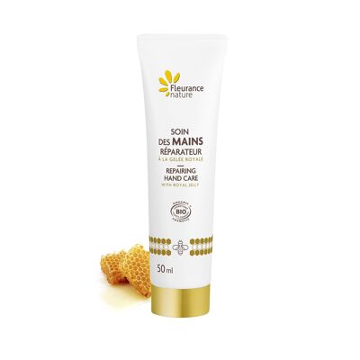 REPAIRING HAND CARE WITH ORGANIC ROYAL JELLY