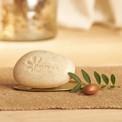 REGENERATING EXFOLIATING SOAP DUO OF ORGANIC ARGAN - scrub - summer