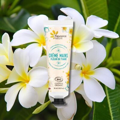 CREME MAINS - FLEUR DE TIARE BIO