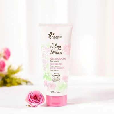 EAU DES DELICES GEL DOCCIA ROSA E GELSOMINO BIOLOGICO 200 ml