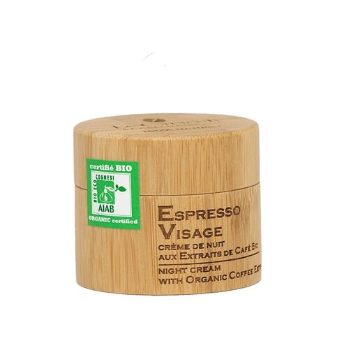 Espresso Visage crème de nuit aux extraits de café bio 50 ml