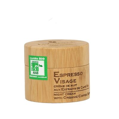 Espresso Visage crème de nuit aux extraits de café bio 50 ml