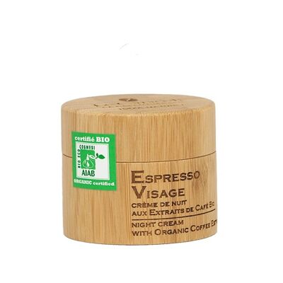 Espresso Crema de noche facial con extractos de café orgánico 50 ml