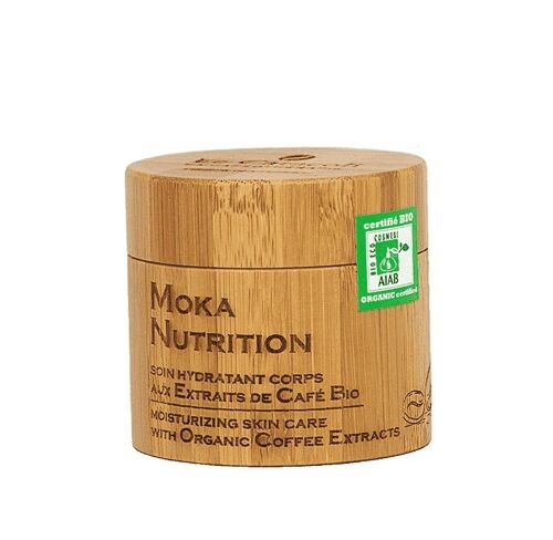 Moka Nutrition soin hydratant corps aux extraits de café bio 150 ml