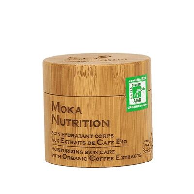 Moka Nutrition moisturizing body treatment with organic coffee extracts 150 ml