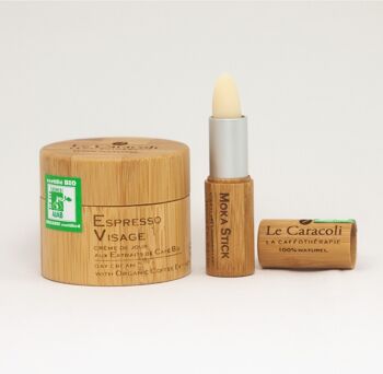 Coffret de soins Hydratants & Protecteurs - Crème de jour 50 ml + stick lèvres nourrissant 5 ml. 4