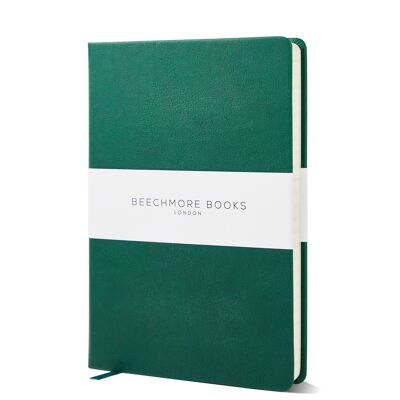 Dartmouth Green A5 Ruled Hardcover Vegan Leather Journal