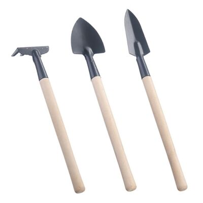 3 mini herramientas de jardinería